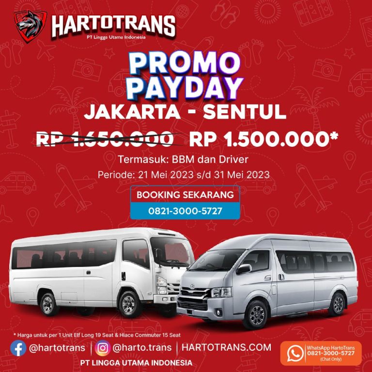 Promo Jakarta Ke Sentul Bogor Harto Trans