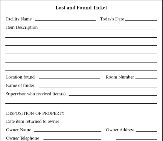 Lost And Found Dan Bagaimana Mekanisme Penanganannya