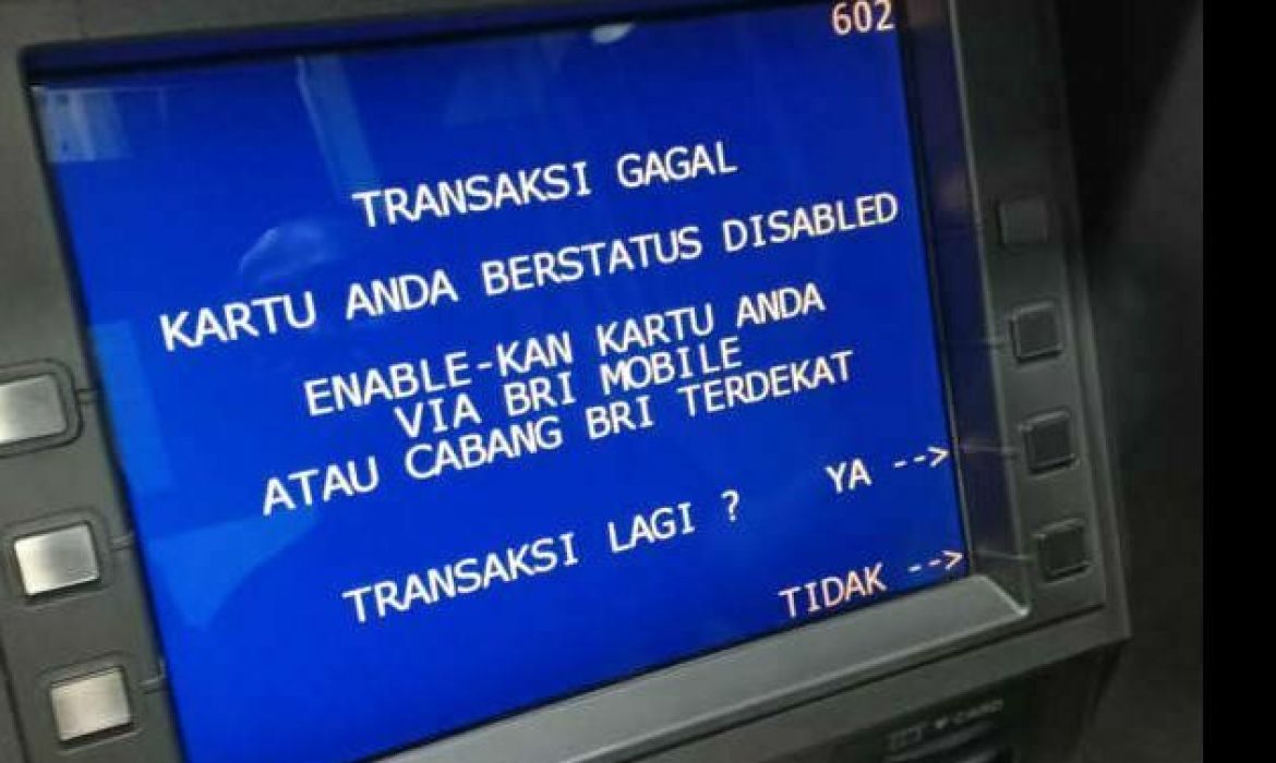 10 Penyebab Kartu Atm Bri Disable Dan Cara Mengatasinya