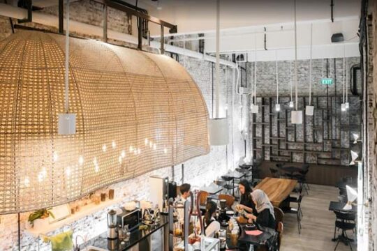 16 Cafe Di Kota Bau Tanah Modern