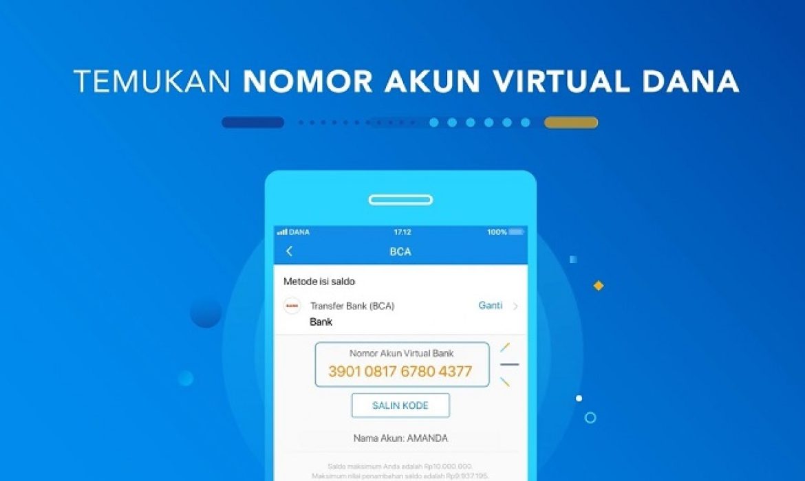 Nomor Virtual Account Dana Lengkap Semua Bank, Update 2023