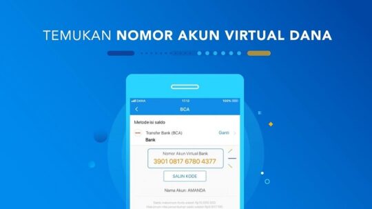 Nomor Virtual Account Dana Lengkap Semua Bank, Update 2023