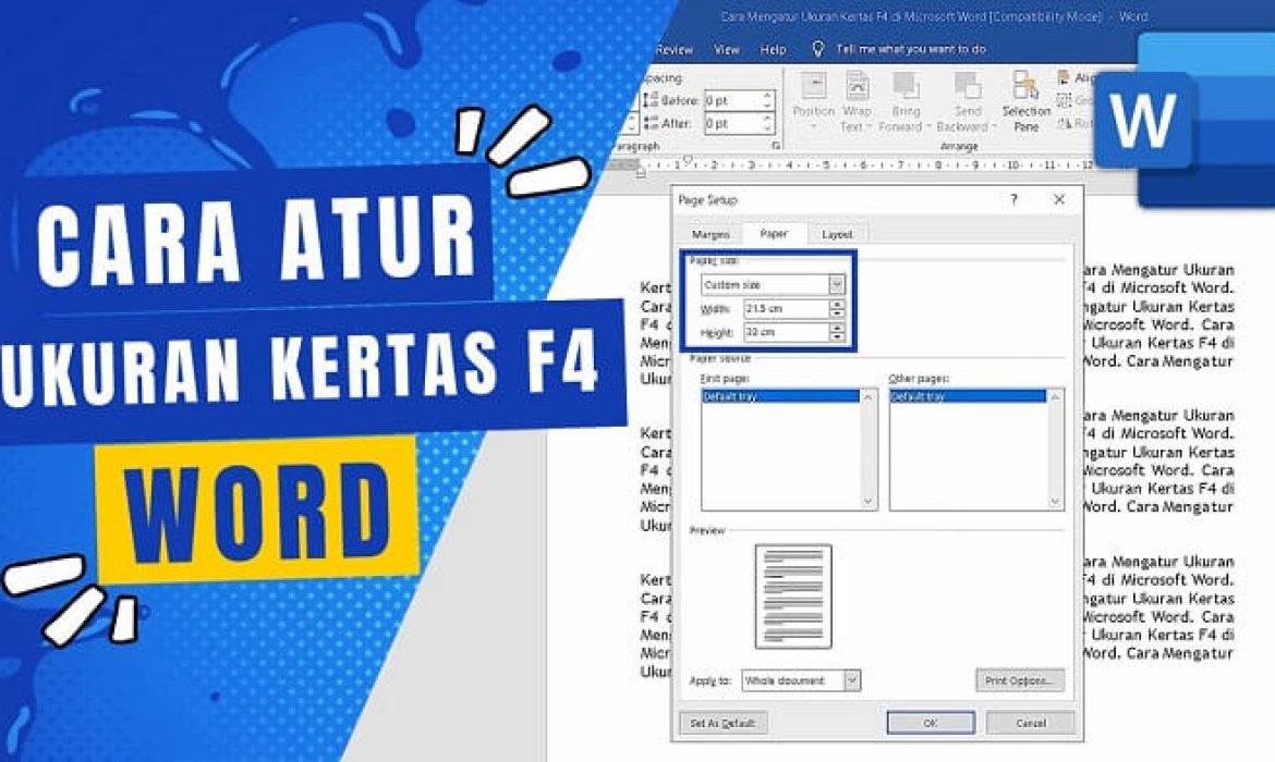 Ukuran Kertas Folio Dalam Cm Mm Inci Dan Cara Membuatnya