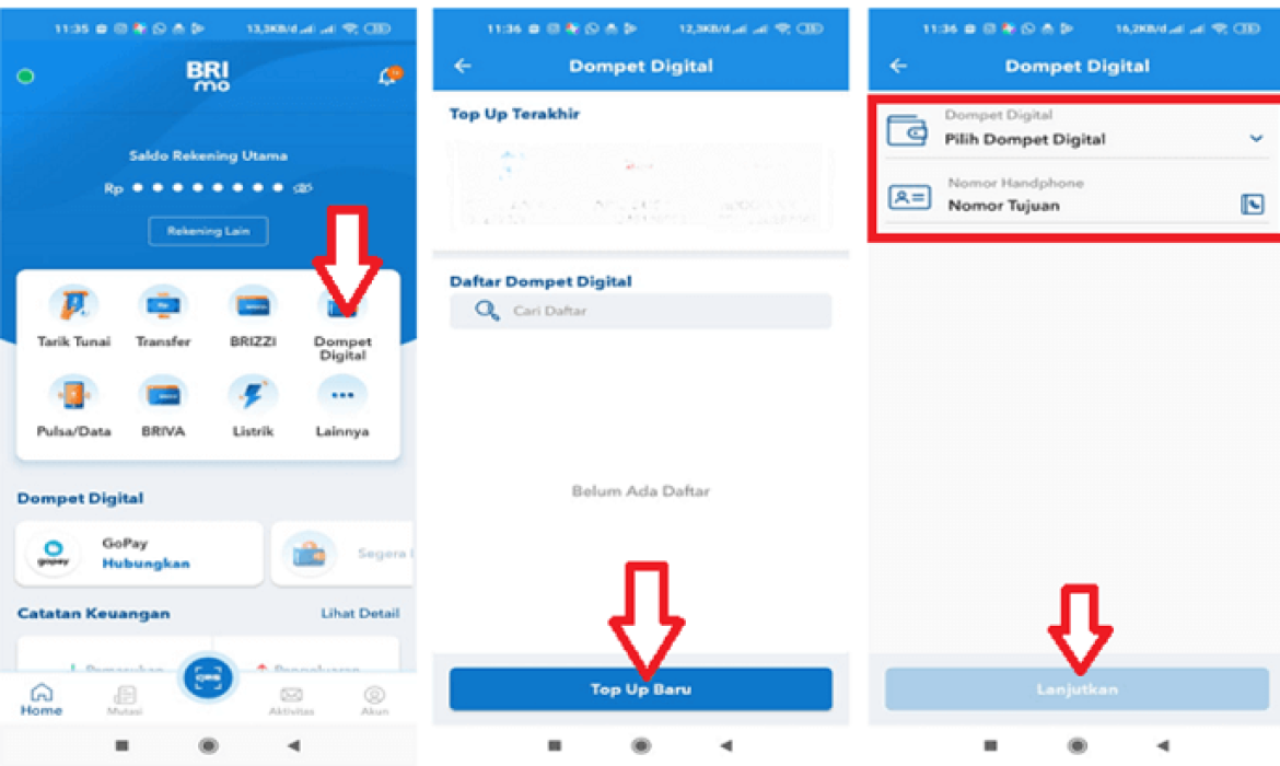 Cara Top Up Dana Lewat Atm, M-Banking, Sampai Alfamart