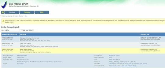 Apakah Cream Rose Telah Bpom Dan Aman Dipakai? Ini Faktanya
