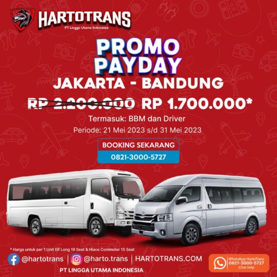 Promo Jakarta ke Bandung Kota