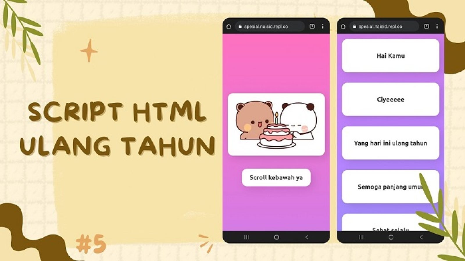 Script Html Bucin Terbaru 2023, Eksklusif Bagikan