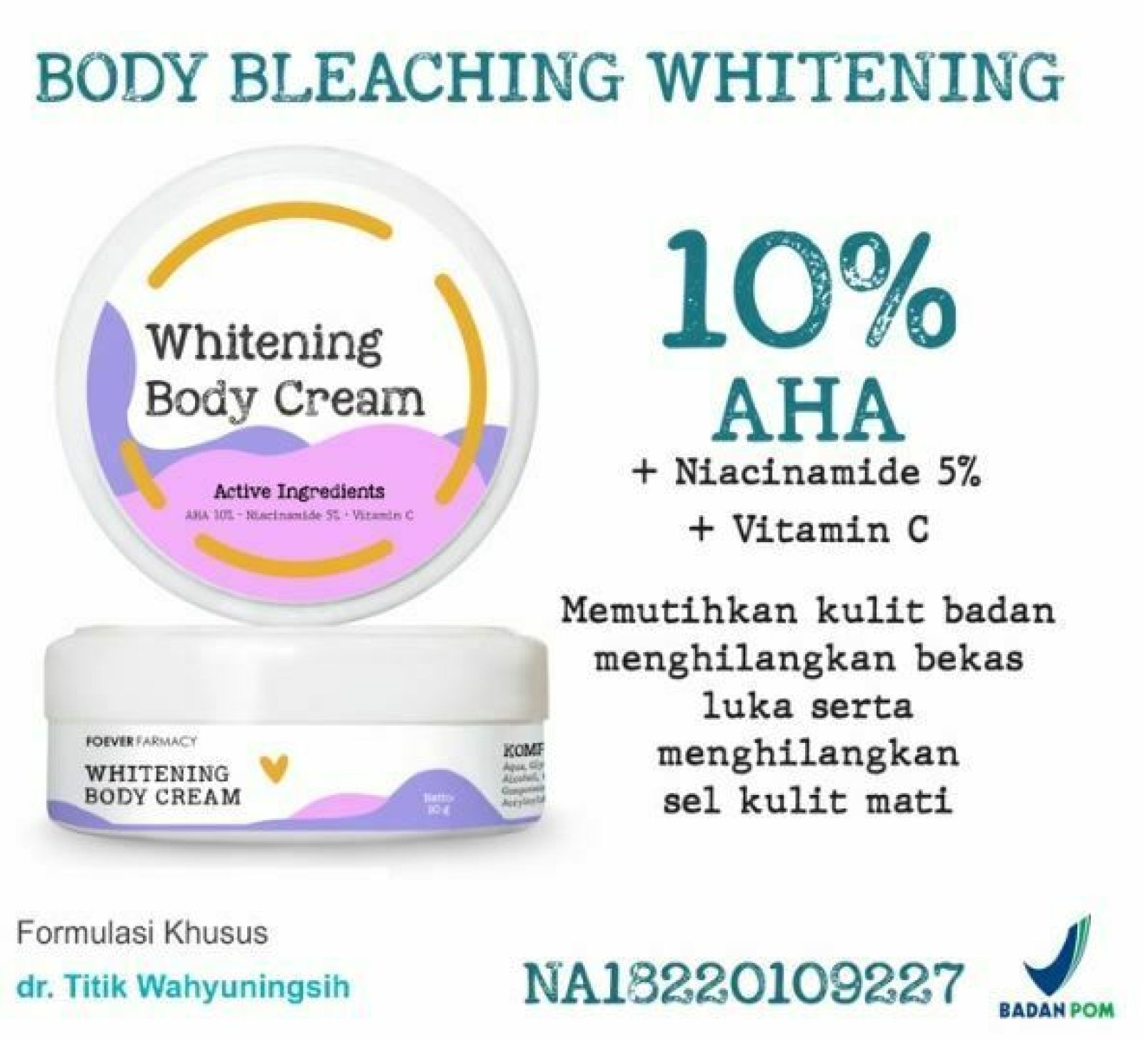 10 Brand Bleaching Badan Bpom Dan Bagus, Pilihan Pandai!