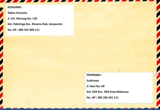 Cara Menulis Alamat Paket Jne J&T Yang Benar, Ini Misalnya